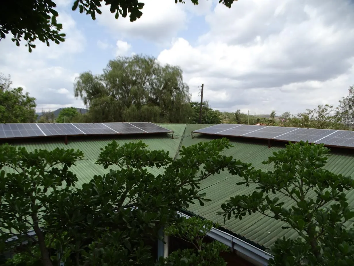Solar panels for Irene School